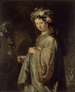 Flora door Rembrandt