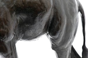 Grote giraffe met gebogen hoofd, gemodelleerd 1909-10, gegoten voor 1913
