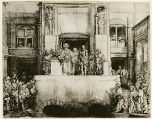 Christus Gepresenteerd aan het Volk door Rembrandt van Rijn