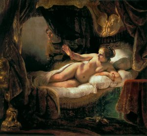 Danaë door Rembrandt van Rijn
