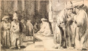 Joden in de synagoge