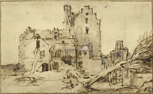 Kasteel Kostverloren in verval, 1652-57