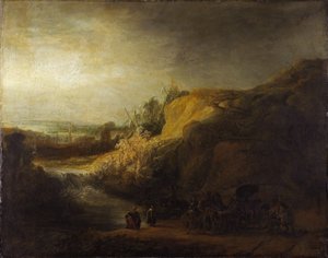Landschap met doop van een eunuch