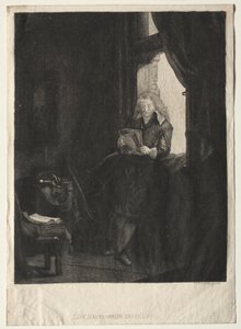 Portret van Jan Six (ets)