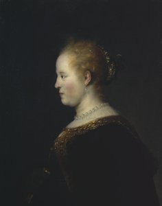 Portret van een jonge vrouw, na 1632