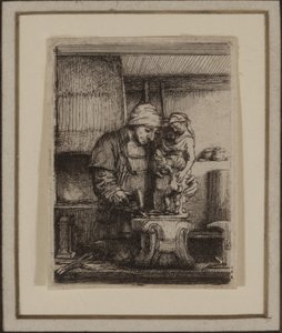 De goudsmid door Rembrandt van Rijn