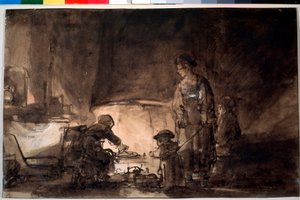 De keuken in Rembrandts huis