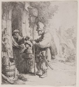 De rattenvanger door Rembrandt van Rijn