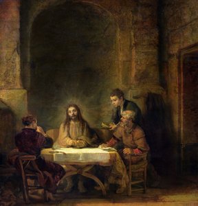 Het avondmaal in Emmaüs door Rembrandt van Rijn