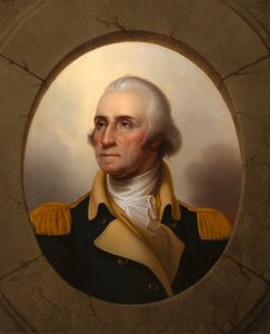George Washington Porthole type, ca. 1853 door Rembrandt Peale