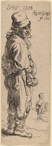 Een Boer Antwoordt: "Dats niet" (Dat is niets) door Rembrandt van Rijn