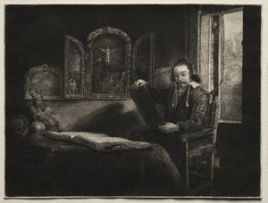 Abraham Francen, Apotheker, c. 1657 door Rembrandt van Rijn