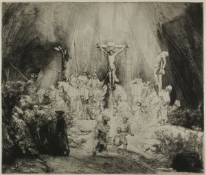 Christus Gekruisigd tussen de Twee Dieven: "De Drie Kruisen"