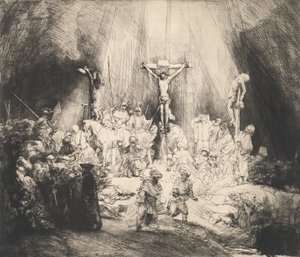 Christus Gekruisigd tussen de Twee Dieven De Drie Kruisen, 1653