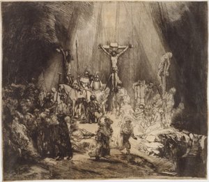 Christus gekruisigd tussen de twee dieven: De drie kruisen
