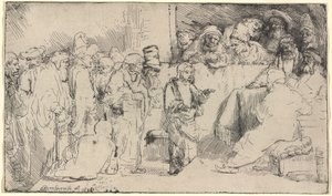 Christus in discussie met de dokters: een schets