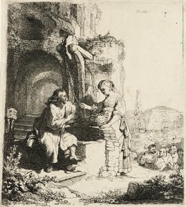 Christus en de Vrouw van Samaria tussen Ruïnes [Johannes 4:5-20], 1634