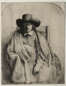Clement de Jonghe, Prentverkoper door Rembrandt van Rijn