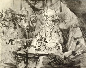 De handwassing van Pilatus door Rembrandt van Rijn