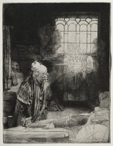 Faust, ca. 1652 door Rembrandt van Rijn