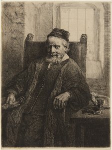 Jan Lutma, goudsmid door Rembrandt van Rijn