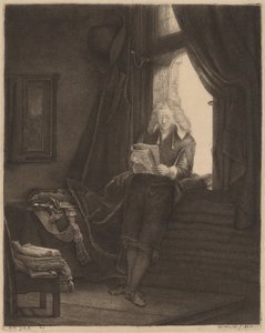 Jan Six door Rembrandt van Rijn