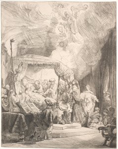 De dood van de Maagd Maria door Rembrandt van Rijn