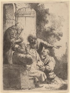Jozefs Jas Gebracht naar Jakob door Rembrandt van Rijn