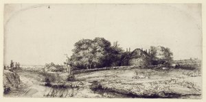 Landschap met Hooiberg en een Kudde Schapen, c.1652