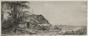 Landschap met een Huisje en een Grote Boom, 1641