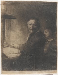 Lieven Willemsz. van Coppenol, schrijfmeester: de kleinere plaat