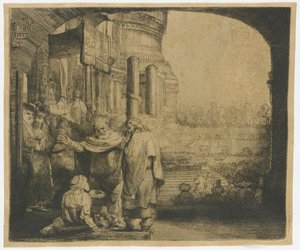 Peter en Johannes genezen de kreupele bij de tempelpoort