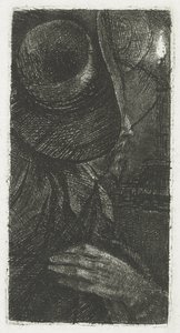 Pieter Haaringh: handen en hoed door Rembrandt van Rijn