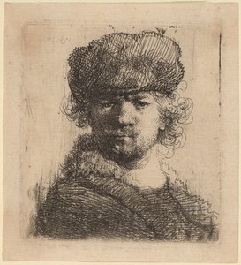 Zelfportret met een Zware Bontmuts