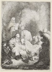 De besnijdenis door Rembrandt van Rijn