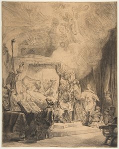 De Dood van de Maagd, 1639 door Rembrandt van Rijn