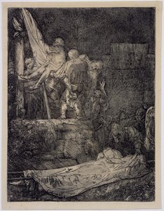 De Kruisafneming bij Toortslicht door Rembrandt van Rijn