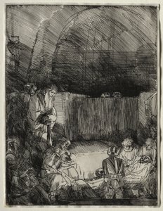 De graflegging door Rembrandt van Rijn