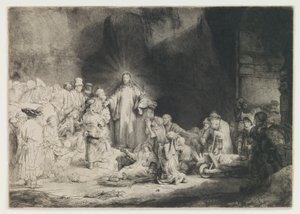 De Honderd Guldens Prent door Rembrandt van Rijn