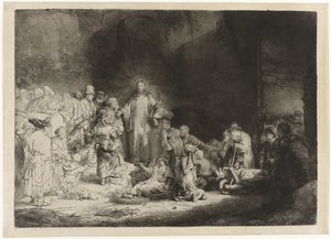 De Honderd Guldens Prent door Rembrandt van Rijn