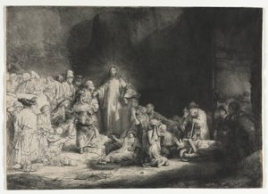 De honderd gulden prent, ca. 1649 door Rembrandt van Rijn