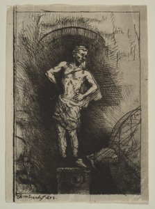 Het Beeld Gezien door Nebukadnezar, 1655 door Rembrandt van Rijn