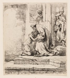 De terugkeer van de verloren zoon door Rembrandt van Rijn