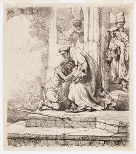 De terugkeer van de verloren zoon door Rembrandt van Rijn