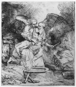 Het offer van Abraham, 1645 door Rembrandt van Rijn