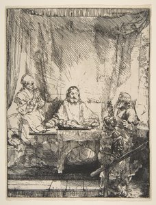 Het avondmaal in Emmaüs door Rembrandt van Rijn