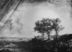 De drie bomen, 1643