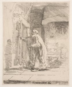 De blindheid van Tobit: de grotere afbeelding door Rembrandt van Rijn
