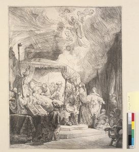 De dood van de Maagd door Rembrandt van Rijn