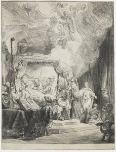 De dood van de Maagd door Rembrandt van Rijn